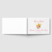 Blumenrosa Brautparty Tee Party Gästebuch (Voll)