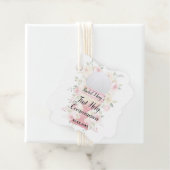 Blumenrosa Dekoration First Communion Girl Geschenkanhänger (Beispiel)