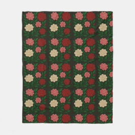 Blumenrosa farbenfrohe Decke
