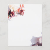 Blumenrosa Flyer (Hinten)