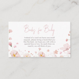 Blumenrosa-Frühlingsbaby in Bloom Books for Baby Begleitkarte