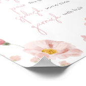 Blumenrosa-Frühlingsbaby in Bloom Mama Osa Bar Poster (Ecke)