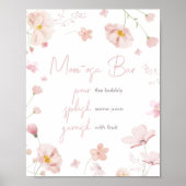 Blumenrosa-Frühlingsbaby in Bloom Mama Osa Bar Poster (Vorne)