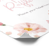 Blumenrosa-Frühlingsjunge in blühender Windelrumpe Poster (Ecke)