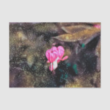 Blumenrosa Glitzer Textur Bluten Herz