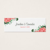 Blumenrosa Hibiskus Gastgeschenk Hochzeit oder Lie (Vorderseite)