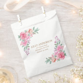 Blumenrosa Hochzeit Geschenktütchen (Ausgeschnitten)