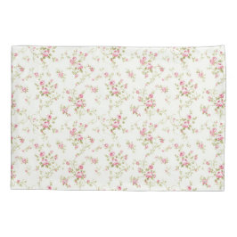 Blumenrosa Hütte Gartenmuster Kissenbezug