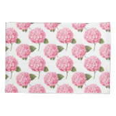 Blumenrosa Hütte Gartenmuster Kissenbezug (Rückseite)