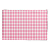 Blumenrosa Hütte Gartenmuster Kissenbezug (Rückseite)