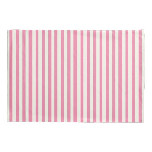 Blumenrosa Hütte Gartenmuster Kissenbezug (Rückseite)