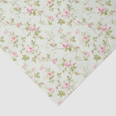 Blumenrosa Hütte Rose Muster Seidenpapier (Detail)