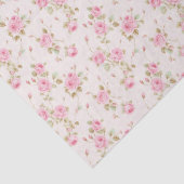 Blumenrosa Hütte Rose Muster Seidenpapier (Detail)