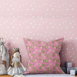 Blumenrosa-Kraut-Kissen Kissen