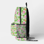 Blumenrosa-Muster-2367 Bedruckter Rucksack (Rechts)