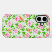 Blumenrosa-Muster-2367 Case-Mate iPhone Hülle (Rückseite (Horizontal))