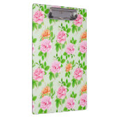Blumenrosa-Muster-2367 Klemmbrett (Rechts)