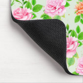 Blumenrosa-Muster-2367 Mousepad (Ecke)