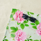 Blumenrosa-Muster-2367 Strandtuch (Beispiel)