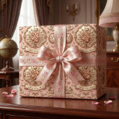 Blumenrosa Muttertags-Geschenkverpackung Geschenkpapier