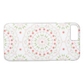 Blumenrosa Niedlich Chic Minimalistisch Mandala Mu Case-Mate iPhone Hülle (Rückseite (Horizontal))