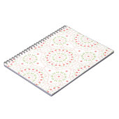 Blumenrosa Niedlich Chic Minimalistisch Mandala Mu Notizblock (Linke Seite)