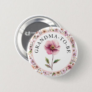 Blumenrosa Oma to Be Button - Dusty Wildfloss