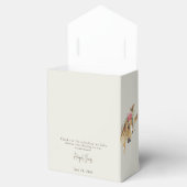 Blumenrosa Pony & Cow Babydusche Geschenkschachtel (Geöffnet)