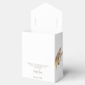 Blumenrosa Pony & Cow Babydusche Weiß Geschenkschachtel (Geöffnet)