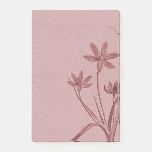 Blumenrosa Post-it Klebezettel