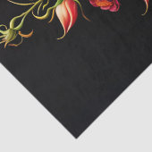 Blumenrosa Rose Bouquet Artwork Seidenpapier (Detail)