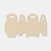 Blumenrosa und grünes gepolstertes Folkloremuster Geschenkschachtel (Ungefaltet)