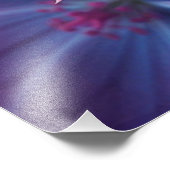 Blumenrosa und Lila Lilac Fotodruck (Ecke)