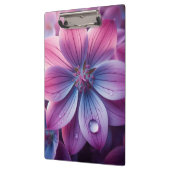 Blumenrosa und Lila Lilac Klemmbrett (Links)