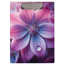 Blumenrosa und Lila Lilac Klemmbrett