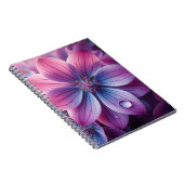 Blumenrosa und Lila Lilac Notizblock (Rechte Seite)