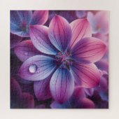 Blumenrosa und Lila Lilac Puzzle (Horizontal)