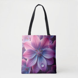 Blumenrosa und Lila Lilac Tasche