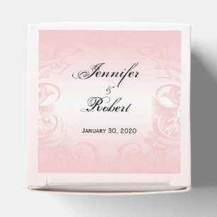 Blumenrosa Vintage Wedding Gevor Box Geschenkschachtel