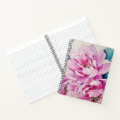 Blumenrosa Watercolor SpiralNotebook Notizblock (Innenseite)
