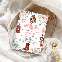 Blumenrosa Western Rodeo Kinderdusche