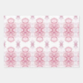Blumenrosa Wrapping Paper Flat Sheet Set 3 Geschenkpapier Set (Vorderseite 2)