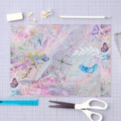 BlumenRosen-GoldDecoupage Seidenpapier (Handwerk)