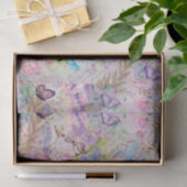 BlumenRosen-GoldDecoupage Seidenpapier (Geschenk)