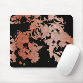 BlumenRosen-Goldmausunterlage Mousepad (Mit Mouse)