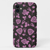 BlumenRosen-Hintergrund Case-Mate iPhone Hülle (Rückseite)