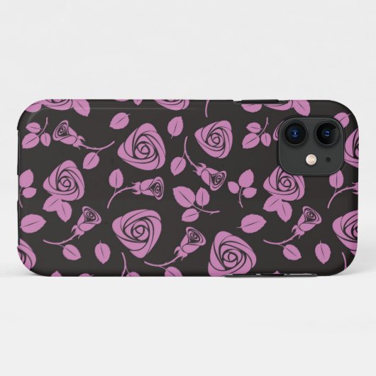 BlumenRosen-Hintergrund Case-Mate iPhone Hülle (Rückseite (Horizontal))