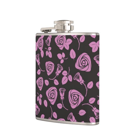 BlumenRosen-Hintergrund Flachmann (Links)