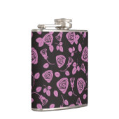 BlumenRosen-Hintergrund Flachmann (Rechts)