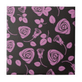 BlumenRosen-Hintergrund Fliese (Vorderseite)
